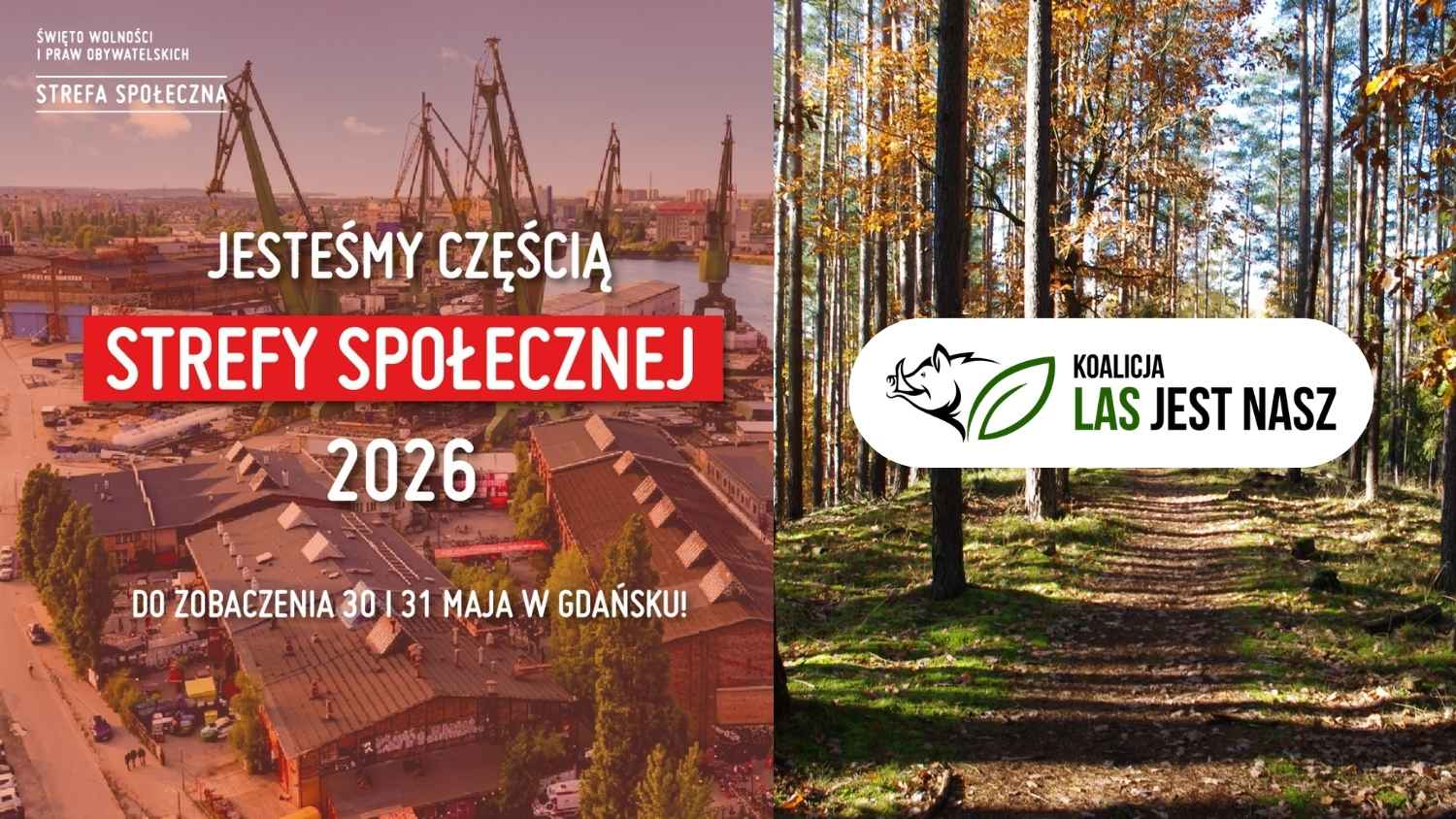 Święto wolności i praw obywatelskich - jesteśmy częścią strefy społecznej, 30-31 maj 2026